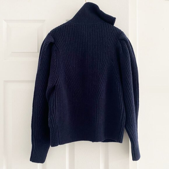 Isabel Marant "Abby" Zip-Front Cardigan in Navy, size 36 (like XS/S) - Picture 13 of 15